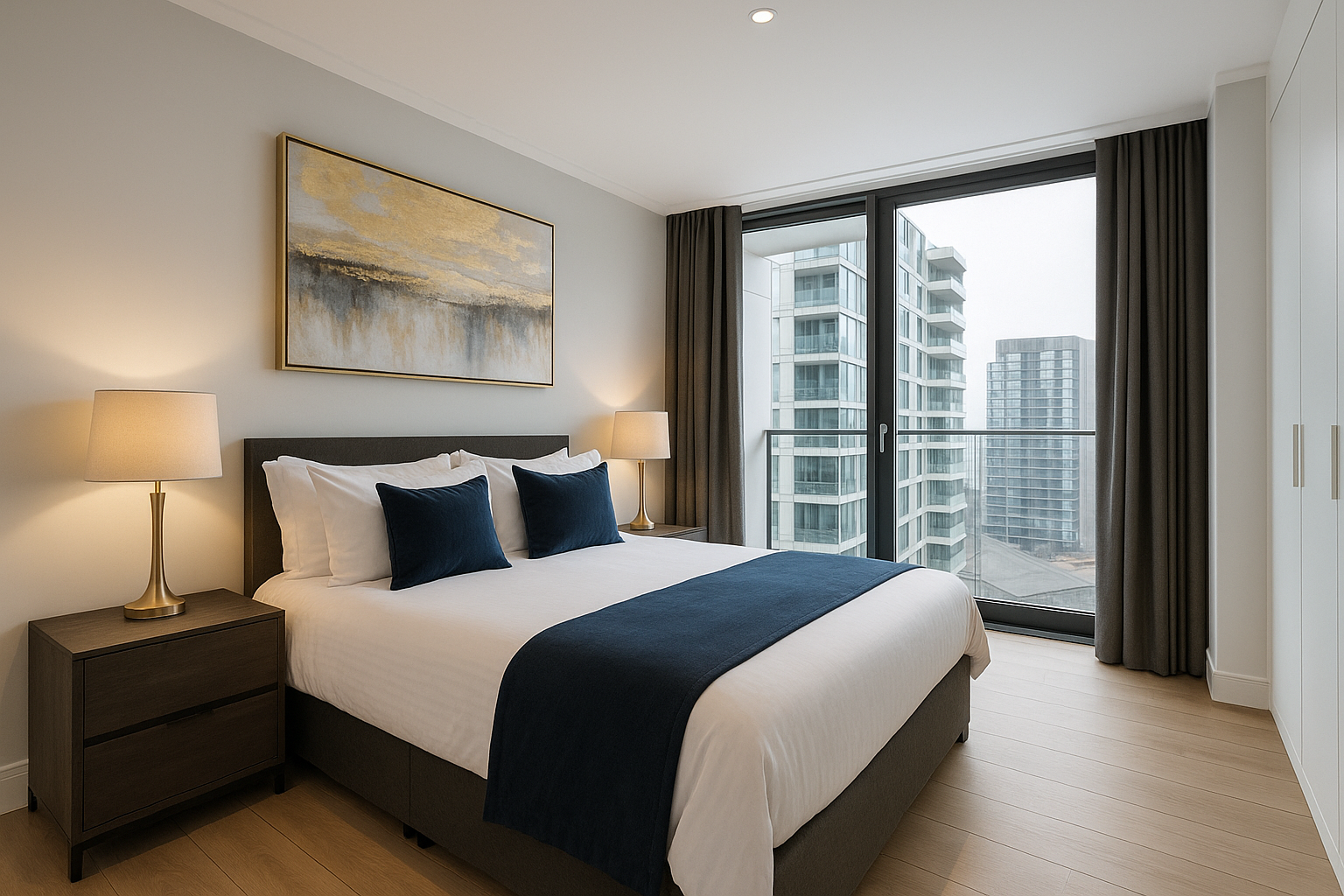 Canary Wharf bedroom